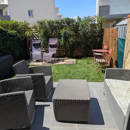 Zen Avec Jardin, Terrasse, Proche Plages Sainte-marie 66 *